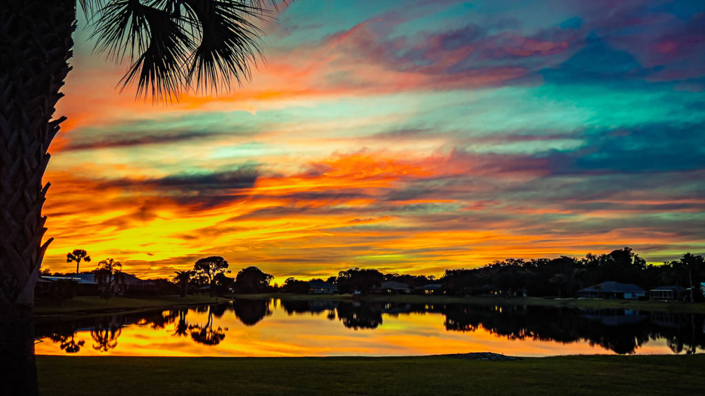 A spectacular Central Florida sunset helps us witness God in the every day.